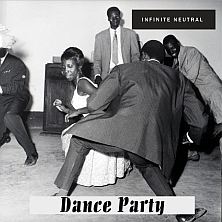 infinite neutral dance party album cover with black peope dancing